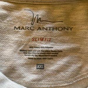 Marc Anthony pull over casual long sleeve shirt
